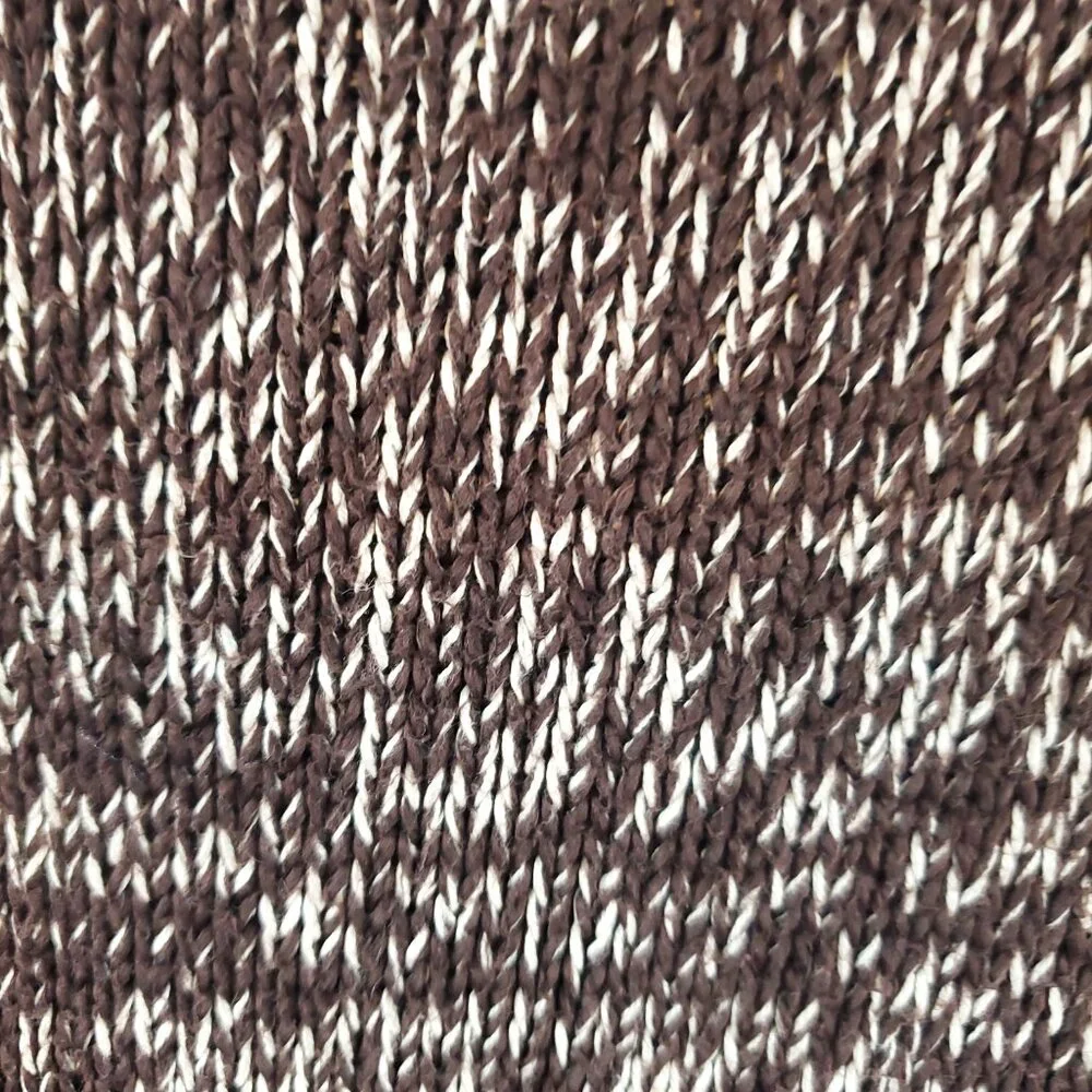 Vintage Harolds Womens Brown Cream Pink Knit Turtleneck Lng Slv Sweater Medium - Picture 10 of 10